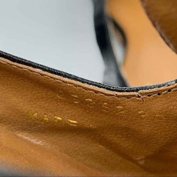 J Jill womens heels size size 38 black leather Mary Janes Academia regency - Picture 12 of 14